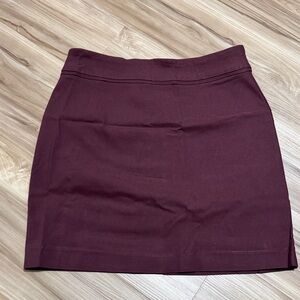Reitmans Deep Red Mini Skirt